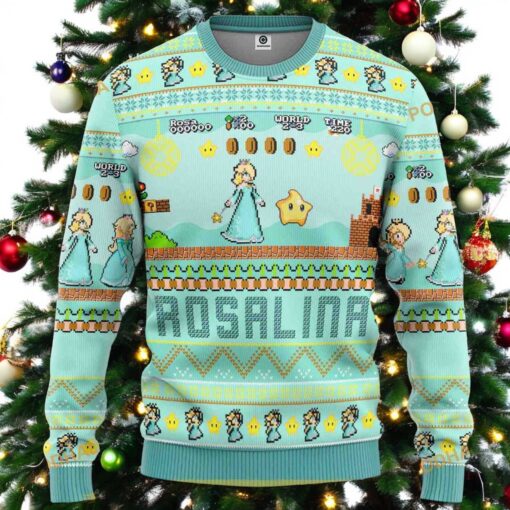 Rosalina Mario Funny Xmas Sweater, Creative Christmas Gifts for Her