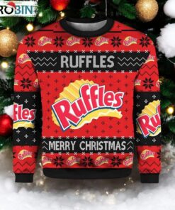 Ruffles Snack Ugly Christmas Sweater