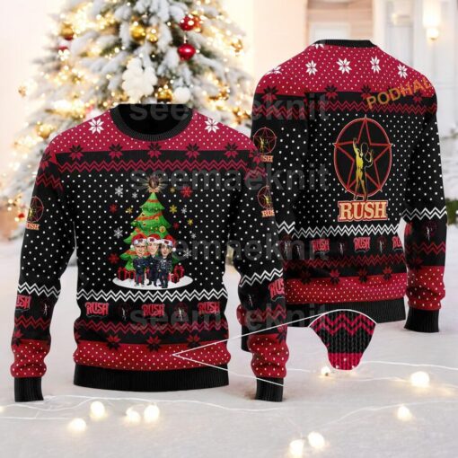 Rush Band Unisex Ugly 3D Sweater, Funny Sweater