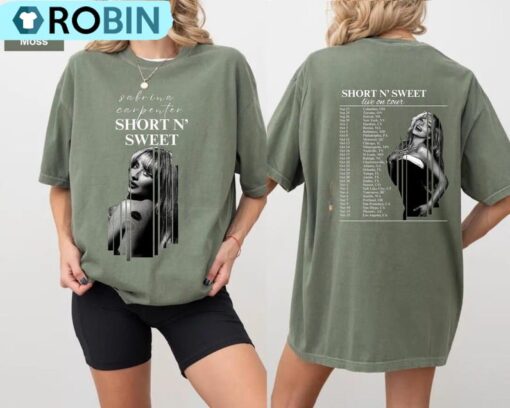 S.brina Ca1penter Short N Sweet Tour Shirt