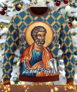 Saint Peter Ugly 3D Sweater, Friends Christmas Sweater