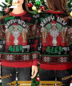 Santa Claus Drink Beer Merry Christmas 3D Sweater, Family Ugly Christmas Sweater, Sweatshirt
