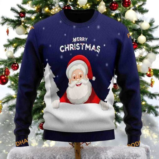 Santa Claus Is Coming Ugly Christmas Sweater, Sweatshirt