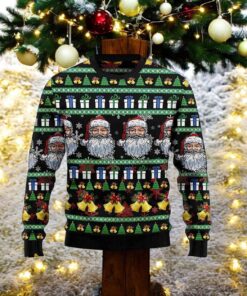 Santa Claus Jingle Bell 3D Christmas Sweater, Funny Xmas Gifts