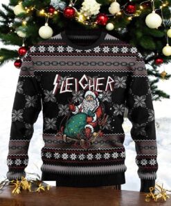 Santa Claus Sleigher Ugly Christmas Sweater, Sweatshirt, Funny Christmas Gift Ideas