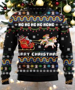 Santa Claus Unicorn Ugly Christmas Sweater, Funny Christmas Gift Ideas