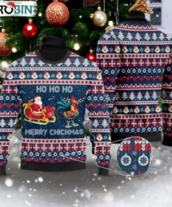 Santa Clause Riding Chicken Ugly Sweater, Santa Xmas Chicken Sweater Santa Clause Riding Chicken Ugly Sweater, Santa Xmas Chicken Sweater