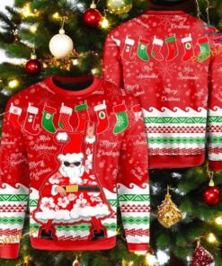 Santa Dancing Mele Kilikimaka Ugly Christmas Sweater, Sweatshirt, Great Gift For Christmas