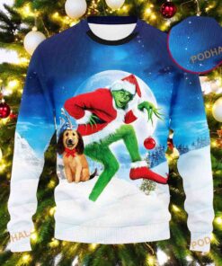 Santa Grinch & Max The Ultimate Ugly Xmas Sweater, Creative Christmas Gift