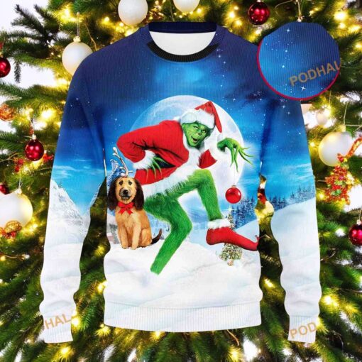 Santa Grinch & Max The Ultimate Ugly Xmas Sweater, Creative Christmas Gift