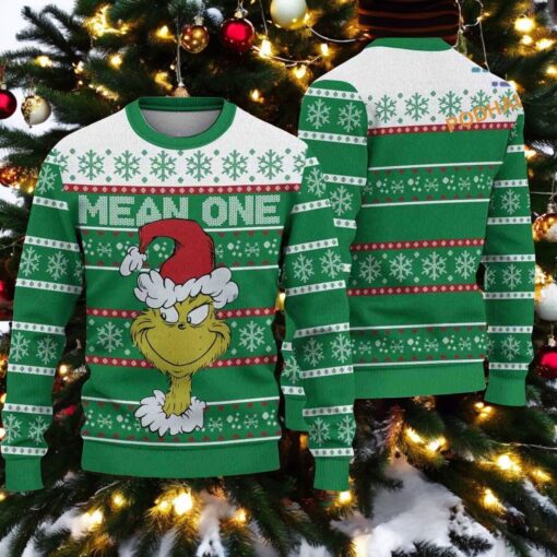 Santa Grinch Ugly Christmas Sweater, Funny Christmas Gift Ideas