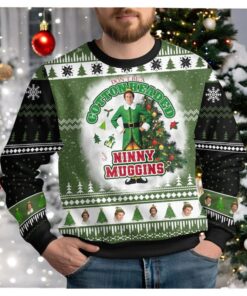 Santa I Know Him Xmas Sweater, Buddy The Elf Ugly Sweater, Elf Santa Omg Holiday Sweater, Christmas Movie Sweater, Christmas Gift