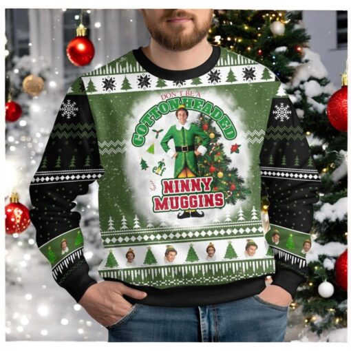 Santa I Know Him Xmas Sweater, Buddy The Elf Ugly Sweater, Elf Santa Omg Holiday Sweater, Christmas Movie Sweater, Christmas Gift