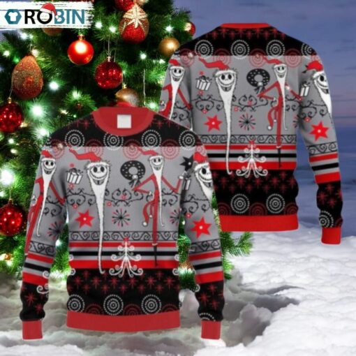 Santa Jack Skellington Ugly Sweater