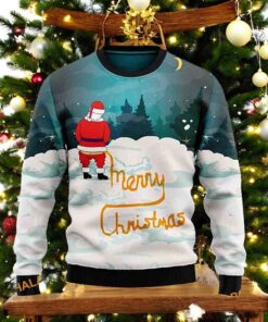 Santa Merry Christmas Ugly Sweater