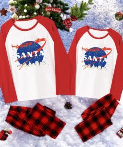 Santa Space Family Christmas Pajama Sets