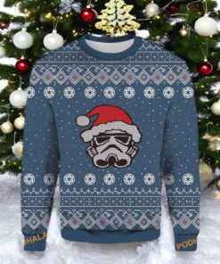 Santa Star Wars Christmas 3D, Friends Christmas Sweater