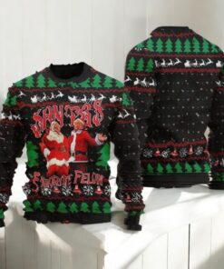 Santas Favorite Felon Trump Ugly Christmas Sweater
