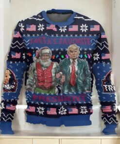 Santa’s Favorite President Trump Christmas Ugly Sweater