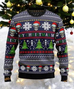 Satanic Skull Ugly Christmas 3D