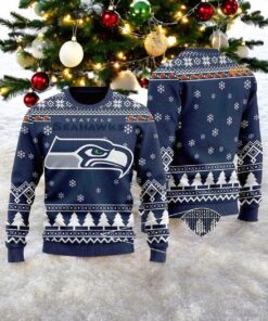Seattle Football Ugly Christmas 3D, Funny Xmas Gifts