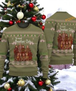 Second Breakfast Ugly Christmas Sweater, Sweatshirt, Great Gift For Christmas Knitted Sweater