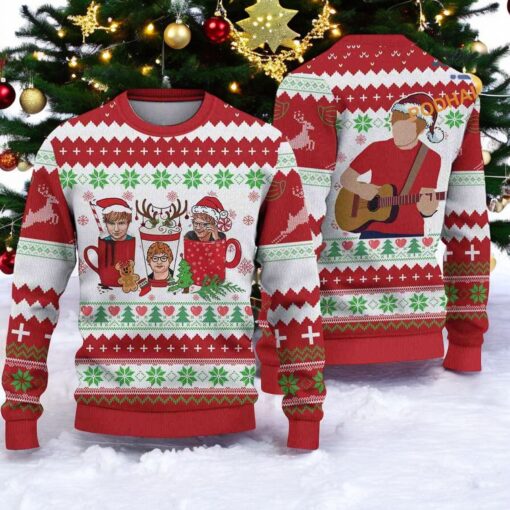 SheeranLove Cute Ugly Christmas Sweater 3D Knitted