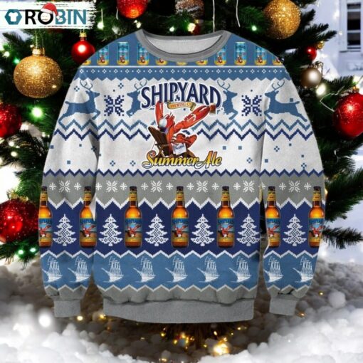 Shipyard Summer Ale Ugly Christmas Sweater Unisex Ugly Sweater