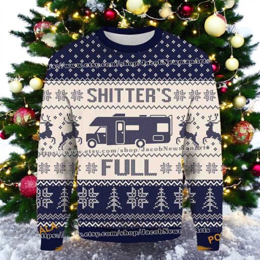 Shitter’s Full Griswold Ugly Sweater, Funny Sweater