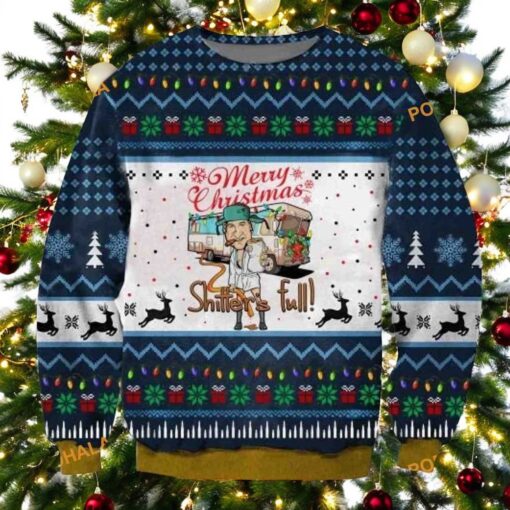 Shitter’s Full Ugly Christmas Sweater, Sweatshirt, Funny Christmas Gift Ideas