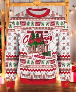Silent Night Christmas 3D Sweater, Funny Christmas Gift Ideas Sweater