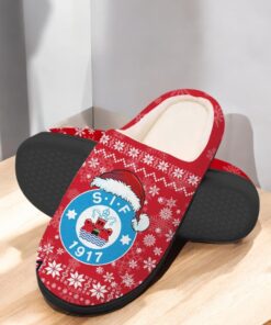 Silkeborg IF Football Team In House Slippers