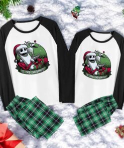 Skeleton Christmas Halloween Family Christmas Pajama Sets