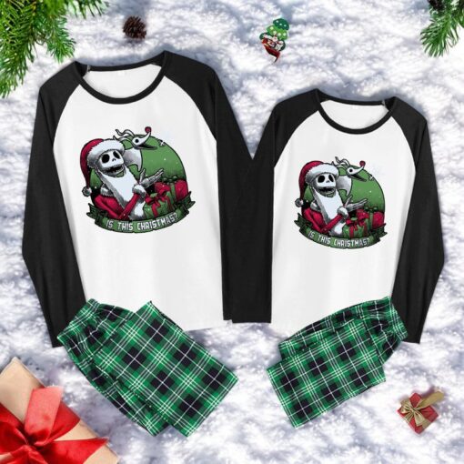 Skeleton Christmas Halloween Family Christmas Pajama Sets