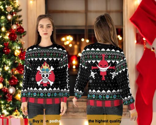 Skull Pirate Ugly Christmas Sweater, Sweatshirt