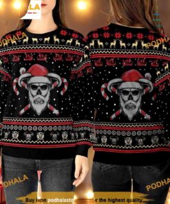 Skull Santa Ugly Christmas 3D Sweater
