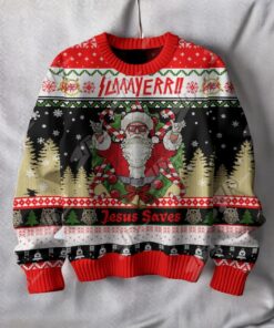 Slayer Jesus Saves Sweater, Sweatshirt