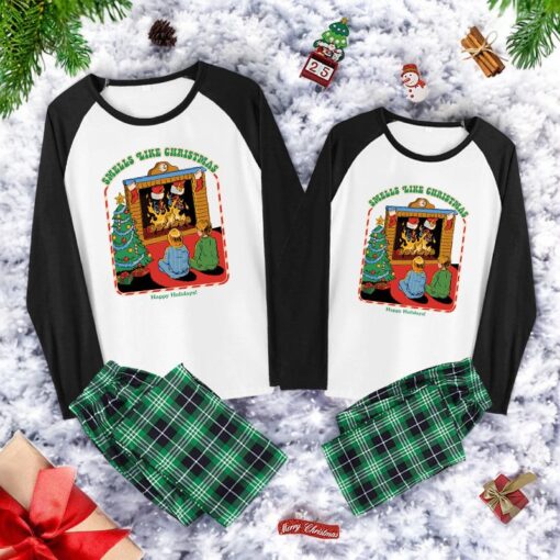Smells Like Christmas Family Christmas Pajama Sets