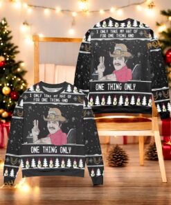 Smokey Bandit Hat Off Ugly Christmas Sweater, Family Ugly Christmas Sweater