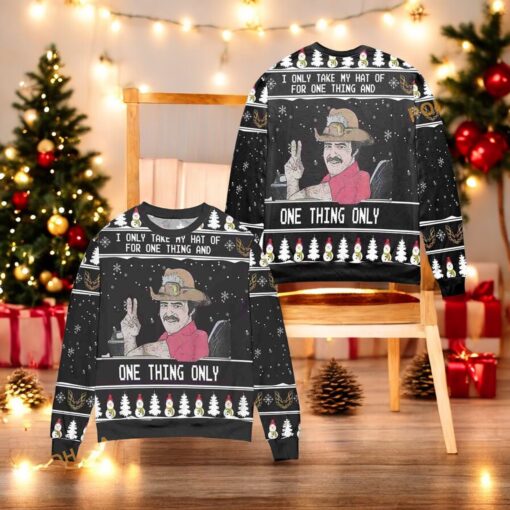 Smokey Bandit Hat Off Ugly Christmas Sweater, Family Ugly Christmas Sweater
