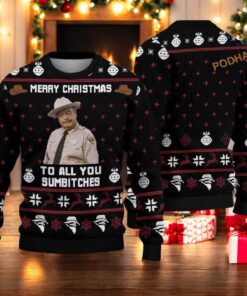 Smokey Bandit Merry Christmas Sweater, Funny Xmas Gifts