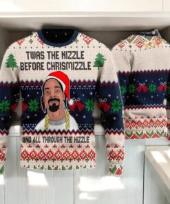 Snoop Dogg Before Chrismizzle Chirstmas Gifts 2024 Xmas For Family And Friends Ugly Sweater