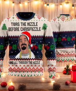 Snoop Dogg Before Chrismizzle Ugly Sweater, Funniest Ugly Christmas Sweater, Sweatshirt