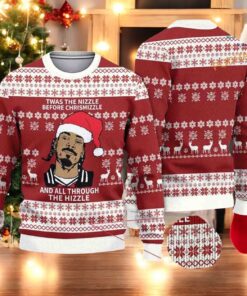 Snoop Dogg Before Christmizzle Ugly Sweater, Funny Sweater