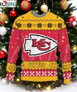 Snow Team Logo Kansas City Chiefs Christmas Tree Ugly Xmas Sweater
