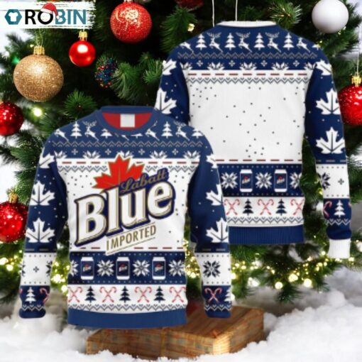 Snowflakes Labatt Blue Christmas Ugly Sweater