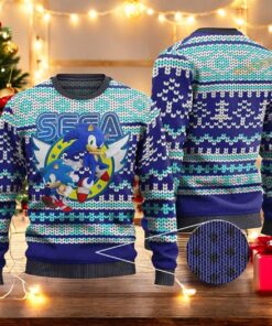 Sonic Video Game Ugly Christmas Sweater, Fun Gift for Family & Friends Sonic Video Game Ugly Christmas Sweater, Fun Gift for Family & Friends
