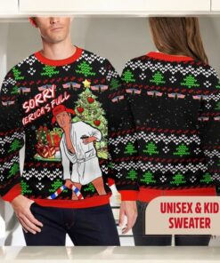 Sorry Merica’s Full Trump Christmas Ugly Sweater, Christmas Vacation Trump 3d Xmas Sweatshirt, Funny American 2024 President Merch