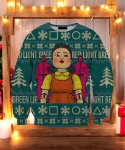 Squid Game Survival Game Show 3D Sweater, Cute Ugly Christmas Sweater