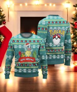 Squirtle Ugly Christmas Sweater, Friends Christmas Sweater